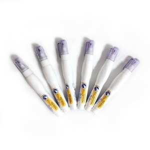 Stylo correcteur à pointe métallique 0,02 mm XB, 5 ml, non toxique, blanc, écologique, séchage rapide, pour l'école - Product Image 3