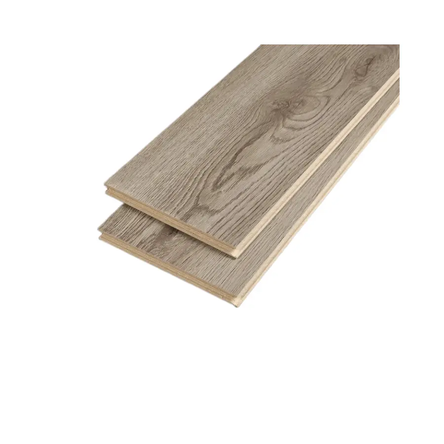 Medium High Density Fiberboard Laminate Glossy Wood Flooring for Apartment