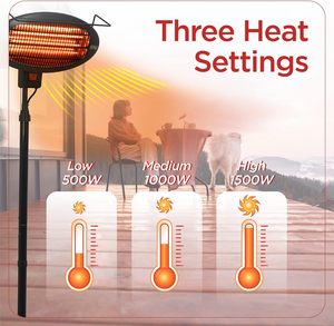 Expédié depuis les États-Unis, chauffage infrarouge extérieur, chauffages de terrasse étanches avec livraison gratuite - Product Image 5
