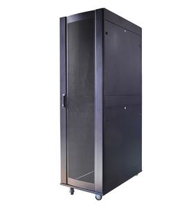 Baies de serveur pour centre de données 19 pouces 42U 45U 800*1000mm 1200mm avec porte avant ventilée et double porte arrière ouvrante avec panneaux latéraux divisés - Product Image 6