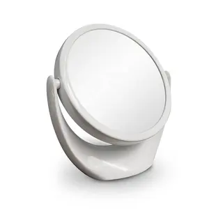 Specchio per il trucco tenuto in mano che ingrandisce lo specchio di ingrandimento su entrambi i lati personale per gli specchi mobili portatili di vanità del piano d'appoggio
