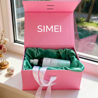 Caja de Regalo Rígida de Alta Gama con Logotipo Personalizado, Forro de Esponja con Relieve, Embalaje Rectangular Laminado Mate y Cinta