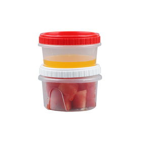 Taye Plus Disposable <b>Plastic</b> Soup <b>Cup</b> With Lid Round Thickened Food Container For Porridge Yogurt Salad Snacks - Product Image 2