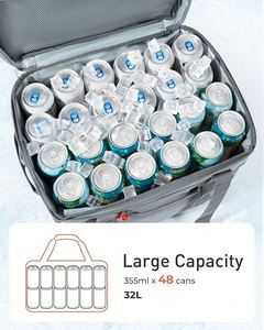 Personalized Best Seller Leakproof Temperature Lock Collapsible /Thermal Lunch /Cooler Bag for Picnic - Product Image 5
