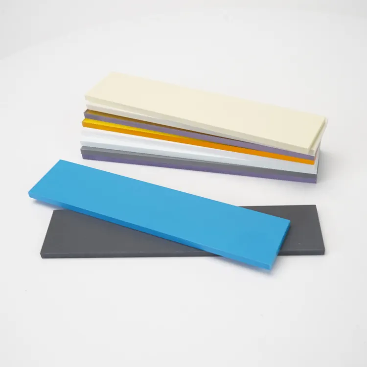 YUNSHI PVC Großhändler Biege bleche Lamina de Kunststoff 2 5 18mm farbige Platte Tablero de PVC Paletten schneiden