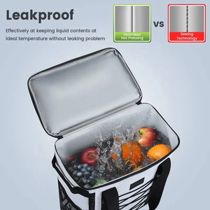 En Çok Satan FDF Model 51101 Polyester Büyük Kapasiteli Bira Golf Plaj Yiyecek Piknik Çantası Yeniden Kullanılabilir İzoleli Çok Fonksiyonlu Soğutucu Çanta - Product Image 5