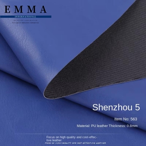 Cuero Sintético PU Impermeable Directo de Fábrica, 0.8mm, Imitación Terciopelo de Algodón, Patrón Inferior, para Bolsos y Zapatos - Product Image 2