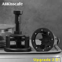 Kisshome TH030 Distributeur de café WDT magnétique en acier inoxydable avec aiguilles de 51 mm, 53/54 mm, 58 mm pour expresso