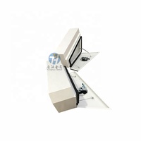 Paire de boîtes à outils en aluminium 4x4 sous le plateau de la camionnette, côté gauche, robuste, coffre de rangement pour véhicule avec serrure