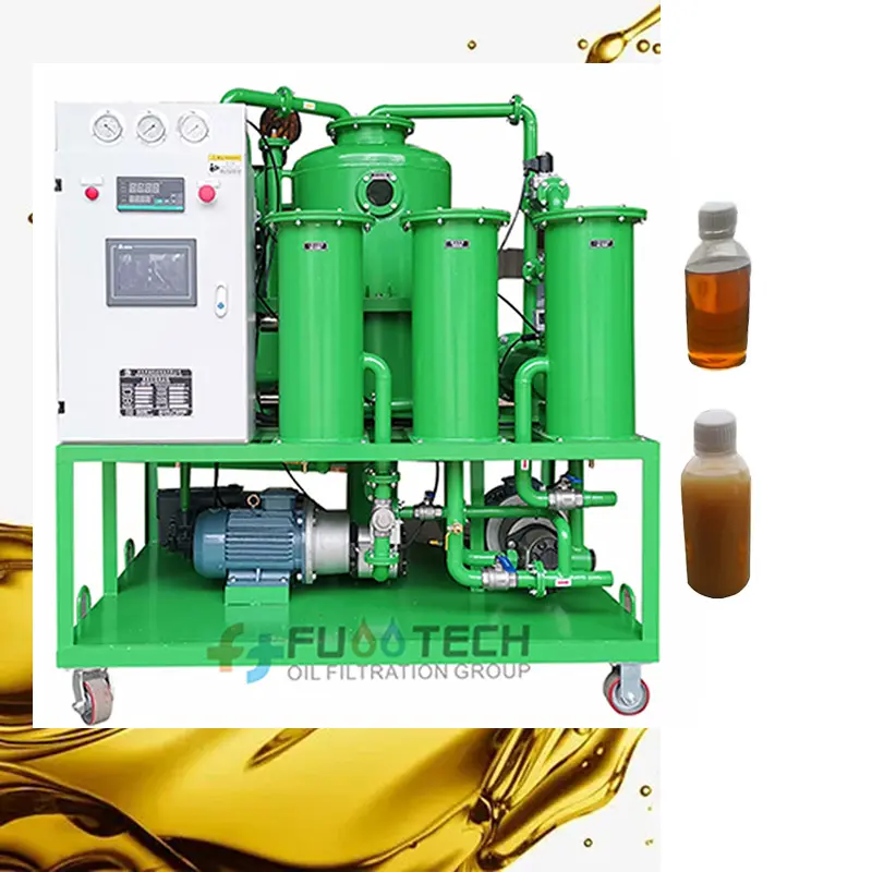 FUOOTECH LOP-150 9000 LPH utilisé purificateur d'huile lubrifiante/filtre à huile à engrenages/Machine de nettoyage d'huile hydraulique