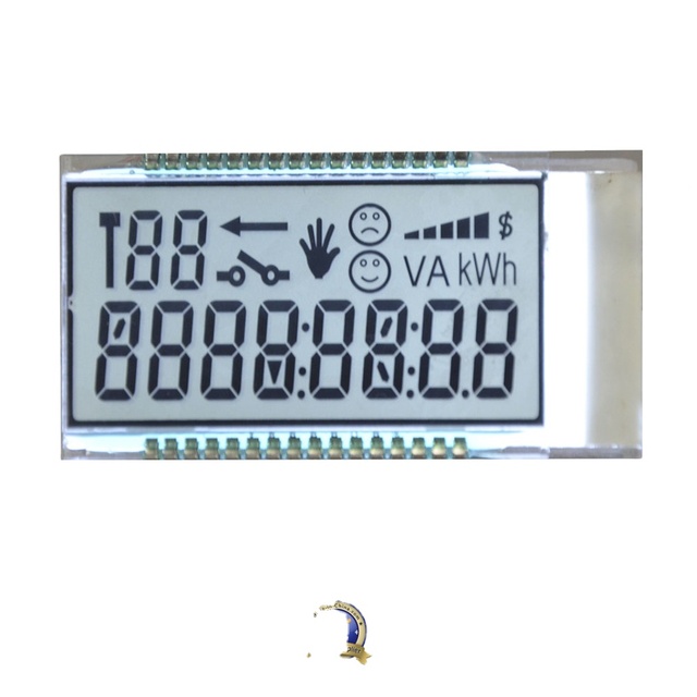 TN/STN/FSTN/VA Positive/Negative Custom Segment Lcd Display with /without Backlight
