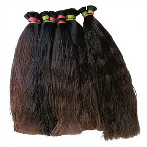 Extensiones de Cabello Humano Premium de Primera Calidad, Cabello Virgen de Donante Único, Ondulado Tipo Templo Indio, Proveedor Directo de India - Product Image 2