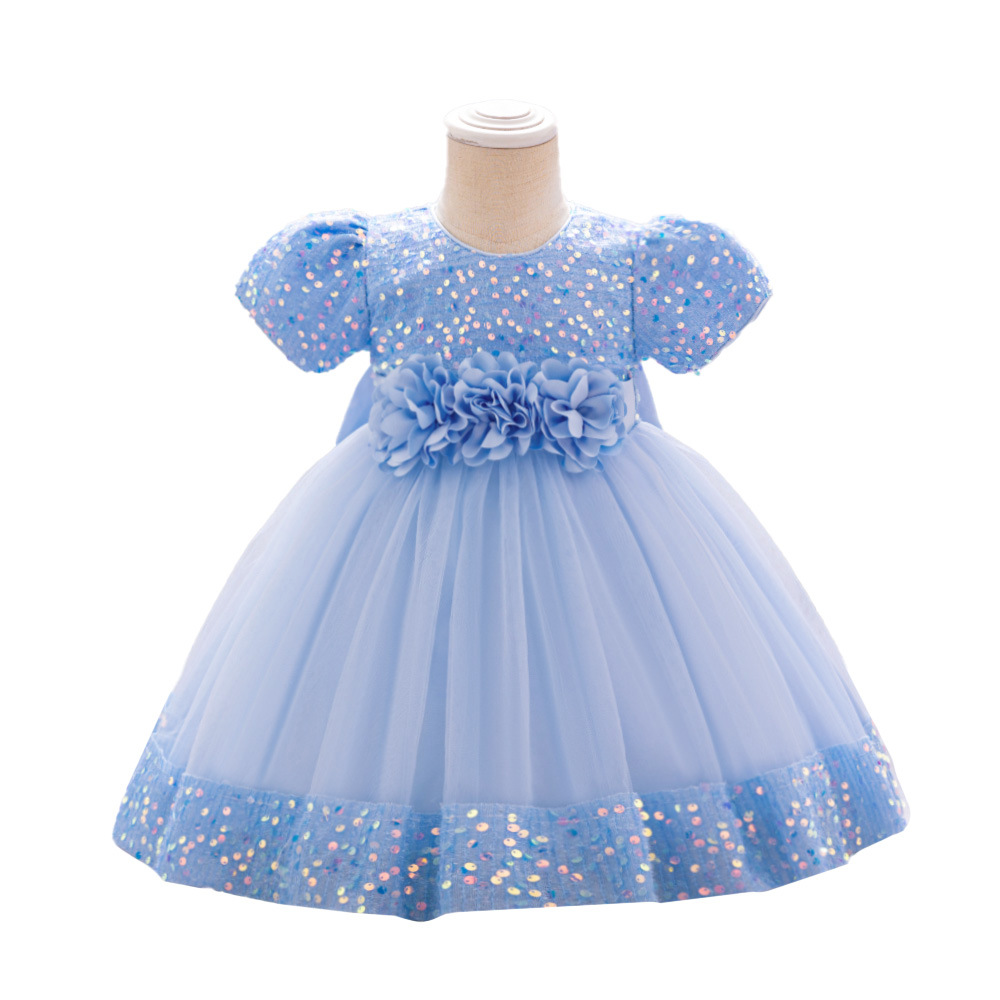 Mk Baby Girl Sequin Navy Red Blue Tutu Party Dress