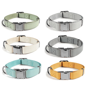 Nuevo Estilo Personalizado y Moderno, MOQ Bajo, Personalización, Juego de Correa y <span class=keywords><strong>Collar</strong></span> de Microfibra para Perros Medianos y Grandes - Product Image 4