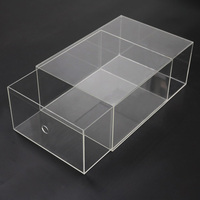 Boîte à tiroirs en acrylique Organisateur de tiroirs de rangement en acrylique transparent personnalisé Bijoux en acrylique Cosmétiques Maquillage Tiroir de rangement