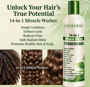 Set de Champú y Acondicionador con Acondicionador Sin Enjuague para Cabello Rizado, Afro, Hidratante, Reparador, Anti-Frizz y Desenredante - Product Image 5