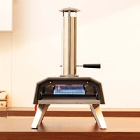 Nouveau design four à pizza domestique à feu de bois gril à granulés de bois pour jardin patio barbecue extérieur
