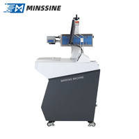 Nouvelle machine de marquage laser CO2 contrôlée par ordinateur système EZ CAD marqueur laser statique pour sacs de bouteilles en plastique
