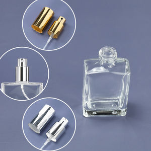 Em Estoque Frasco de Perfume Quadrado de Vidro Recarregável Vazio com Borrifador de 30ml 50ml 100ml - Product Image 6