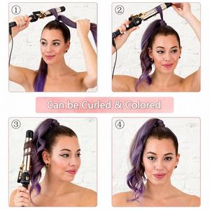 Extensions de cheveux vierges Remy 100% non traités, brésiliens, longs, ondulations naturelles lâches, queue de cheval à enrouler, double trame, élégantes - Product Image 4