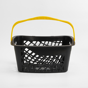ตะกร้าช้อปปิ้งพลาสติกทนทานสำหรับจัดเก็บในซูเปอร์มาร์เก็ต - Product Image 2