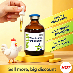 Solution orale de vitamines <span class=keywords><strong>Ad3e</strong></span> pour la volaille et le bétail, vitamines pour porcs et poules pondeuses, améliore l'immunité - Product Image 5
