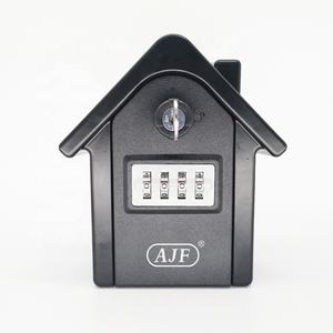AJF <strong>Key</strong> Lock Outdoor Safety <strong>Keys</strong> <strong>Storage</strong> <strong>Box</strong> Creative House Shape Security Wall Mounted Combination Lock <strong>Box</strong> - Product Image 1