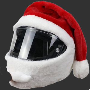 Vendita diretta in fabbrica cappello di natale all'aperto pazzo divertente Babbo Natale personalizzabile <span class=keywords><strong>casco</strong></span> per <span class=keywords><strong>moto</strong></span> - Product Image 6