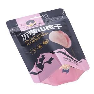 Snack đóng gói doypack gói thực phẩm nhôm lá Zip khóa túi có thể khóa lại túi đóng gói trái cây sấy khô đông lạnh với cửa sổ rõ ràng - Product Image 6