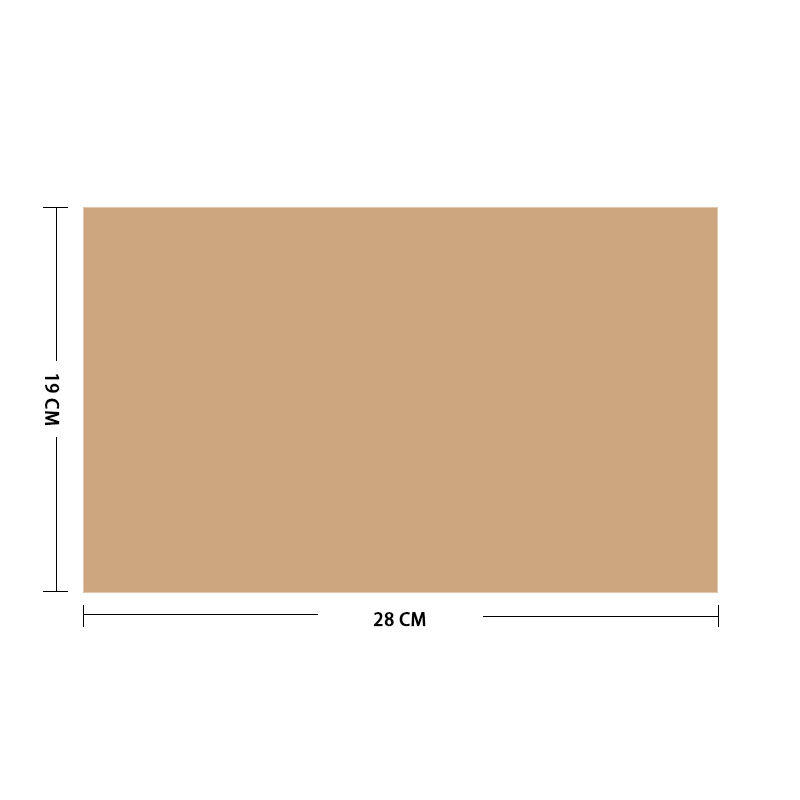 สีไม้ธรรมชาติ - ทรงสี่เหลี่ยมผืนผ้า