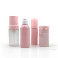Soins de la peau 100ml 150ml 250ml Lotion mousse nettoyant bouteille cosmétique emballage ensemble récipient en plastique bouteilles pompe bouteille de Toner pour le visage