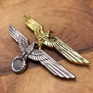 Wowei Metal Safety Pin Lapel Pin Eagle Metal Commemorative Badge Foreign medallion