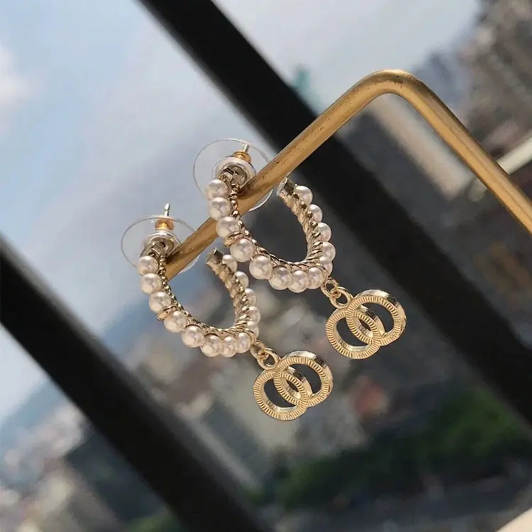 Di alta qualità famoso marchio popolare ispirato orecchini di design in acciaio inox moda gioielli di lusso
