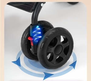 2025 OEM biểu tượng tùy chỉnh chất lượng cao Dog Travel Xe đẩy có thể gập lại Pet Xe đẩy tàu sân bay với bánh xe trong suốt Pet du lịch xe đẩy - Product Image 6