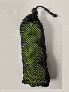 2025 logo personnalisé petits sacs de pochette à cordon en maille de nylon noir sac en maille sac à fermeture éclair - Product Image 3