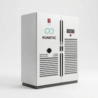 Kabinet Penyimpanan Baterai Surya KUNETIC 261kWh Pendingin Cair ESS 125kW IP54 Outdoor BESS Sistem Pemadam Kebakaran UN38.3 IEC62619 On Grid