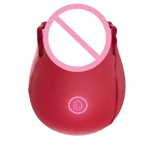 Rose Vibrator Voor Vrouwen Groothandel Custom Logo Clitoralis Stimulator Zuigen Volwassen Speelgoed Rose Zuigen Vibrator