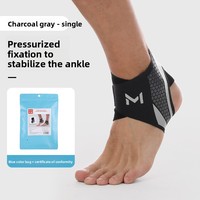 Attelle de cheville de compression sportive fixe en nylon respirant avec protection professionnelle pour la prévention des blessures au cyclisme en extérieur unisexe