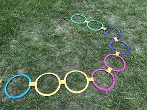 Set di Anelli per Gioco del Salto Regolabili per Interni/Esterni Giocattolo Sportivo per Bambini in Plastica - Product Image 4