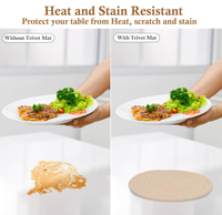 Sous-verres en corde de coton tissés à la main, 4 pièces, coussin isolant résistant à la chaleur, tapis antidérapant pour tasses, support pour casseroles, décoration de table à manger, set de table