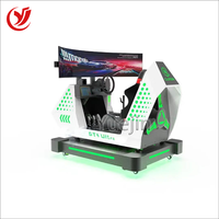 Simulador de Carreras de F1 GT4 Ultra Fascinante con 3 Pantallas VR, Realidad Virtual en Interiores con Estructura Metálica para Uso en Casa o en Centros Comerciales