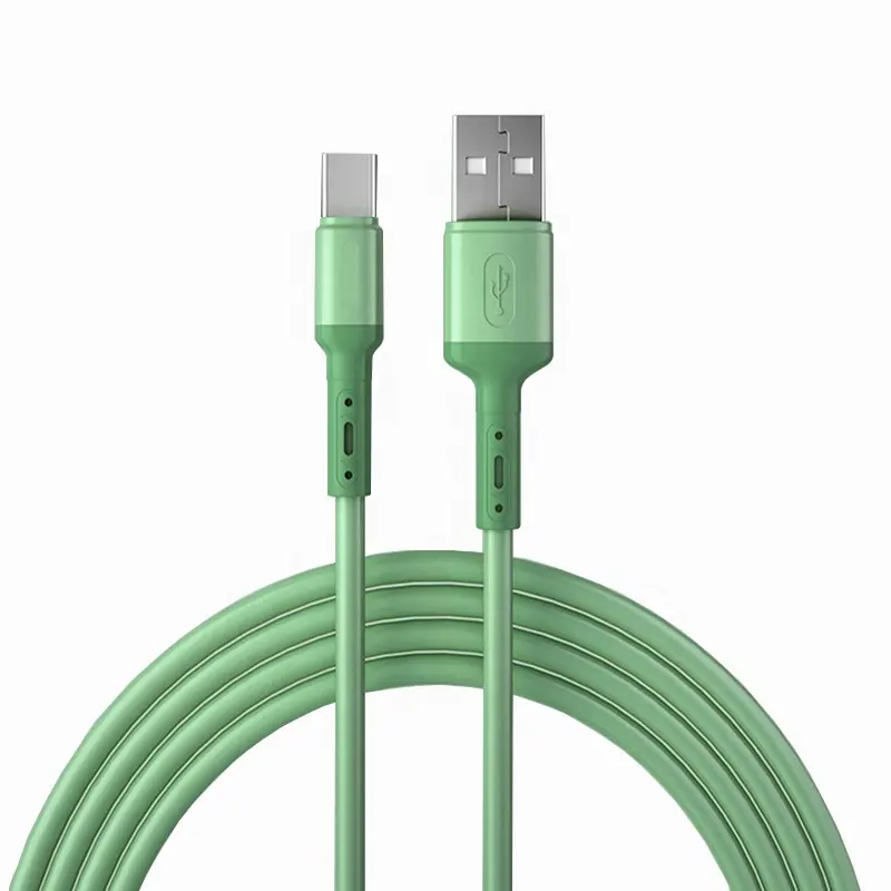 1m USB Cable For iP 13 Pro Max X XR Mini iPa Fast Charging USB Charger Data Wire Liquid Silicone Cord For iP Cable