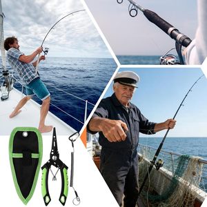 Pince multifonction de pêche en acier inoxydable, ciseaux à poisson, dégorgeoir, pince à anneaux brisés, coupe-ligne, matériel de pêche - Product Image 4