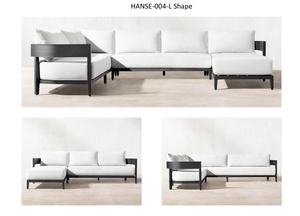 طقم أثاث حدائق خارجي من الحديد الزهر والألومنيوم، أريكة خارجية، باتايا تايلاند - Product Image 6