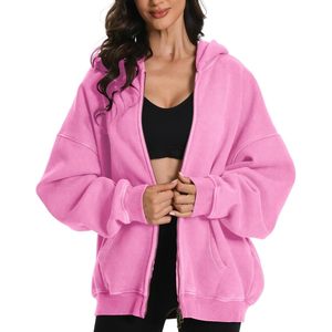 2025 Sudadera con capucha de lavado ácido de peso pesado de gran tamaño para mujeres y hombres sudadera de lana de algodón con cremallera Vintage XXS tamaño - Product Image 3