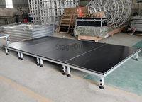 Escenario Portátil Modular de Aluminio y Madera Contrachapada para Eventos al Aire Libre, de Alta Calidad y Precio Competitivo, Directo de Fábrica