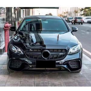 Pour W213 (pré-lifting 2016-2020) Mercedes <span class=keywords><strong>Classe</strong></span> E E200/E260/E300 AMG GT/E63S/MB Style Grille avant (<span class=keywords><strong>Panamericana</strong></span>/Star Grille) - Product Image 6