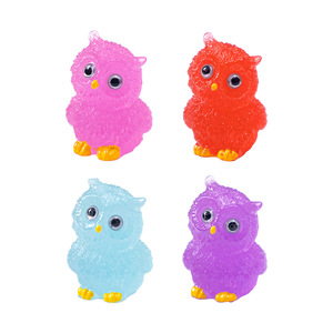 Aydınlık minik reçine baykuşlar karanlıkta kızdırma minyatür heykelcik oyuncak Mini reçine hayvanlar iç<span class=keywords><strong>in</strong></span> bahçe mikro manzara saksı Bonsai - Product Image 3