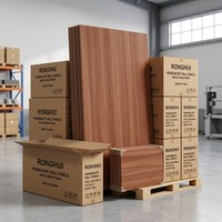 Panel Dinding SPC 5mm Sistem Interlocking, Pemasangan Cepat, Inti Kaku, Tahan Air, Tahan Api, Tekstur Kayu, untuk Kamar Hotel