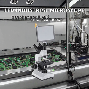 <span class=keywords><strong>Microscope</strong></span> optique LED industriel haute <span class=keywords><strong>définition</strong></span> 7-50x, <span class=keywords><strong>microscope</strong></span> stéréo trinoculaire professionnel, miroir de dissection automatique - Product Image 3